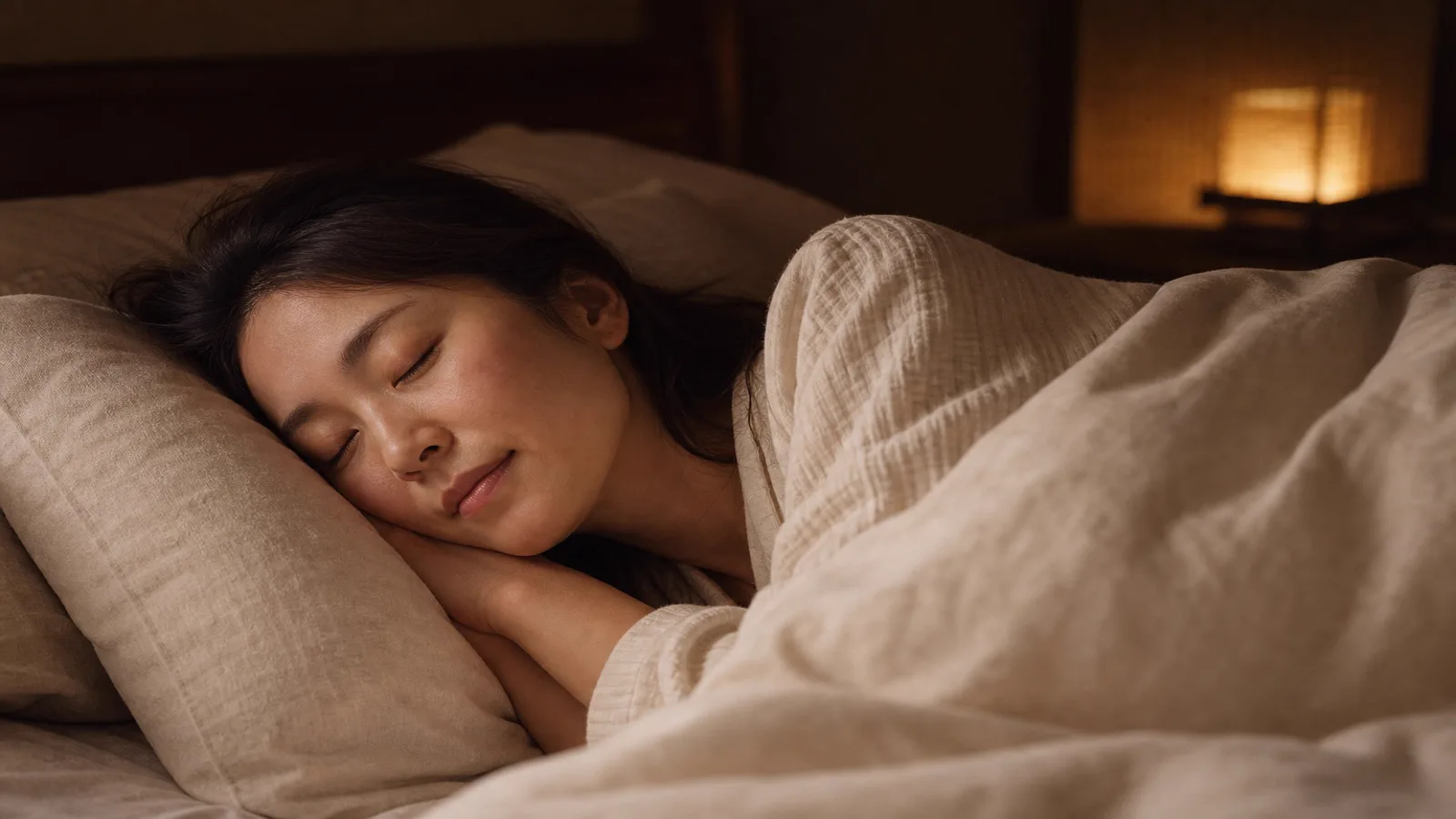 夜のくつろぎ時間に黒豆茶を楽しむ